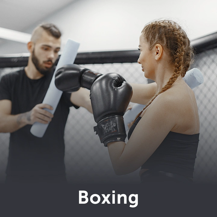 Entraînement de boxe en duo